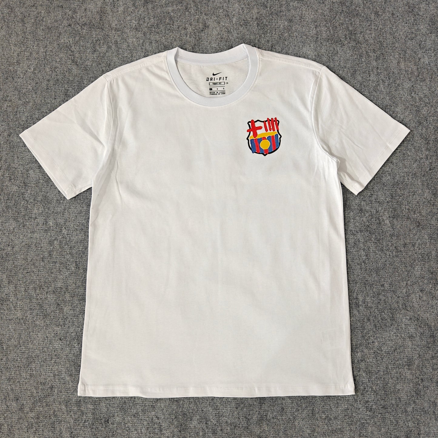 Barcelona Vit T-Shirt