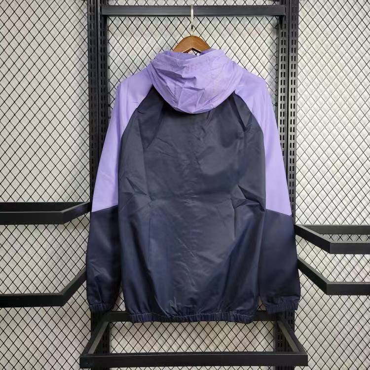 Portugal Lila Svart Windbreaker