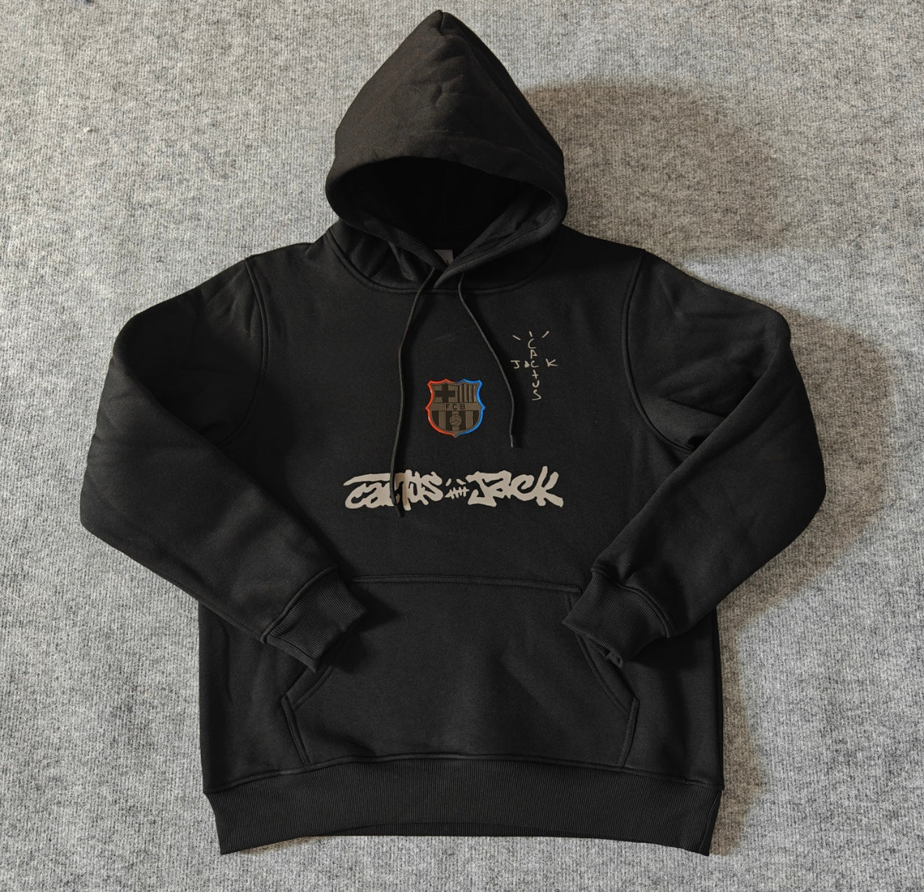 Barcelona Svart Hoodie