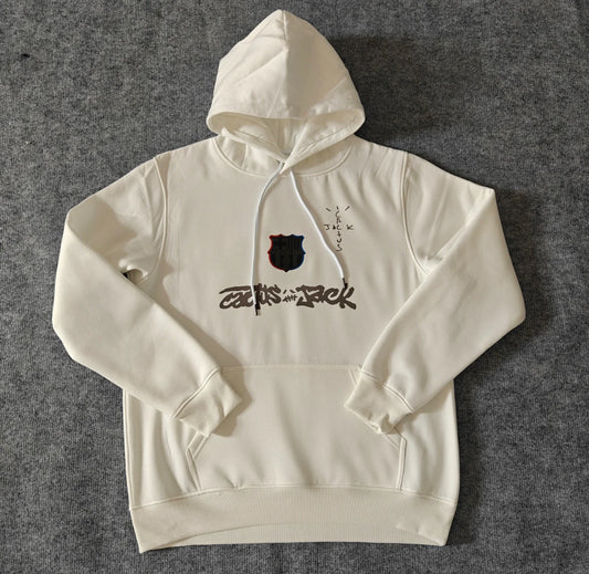 Barcelona Vit Hoodie